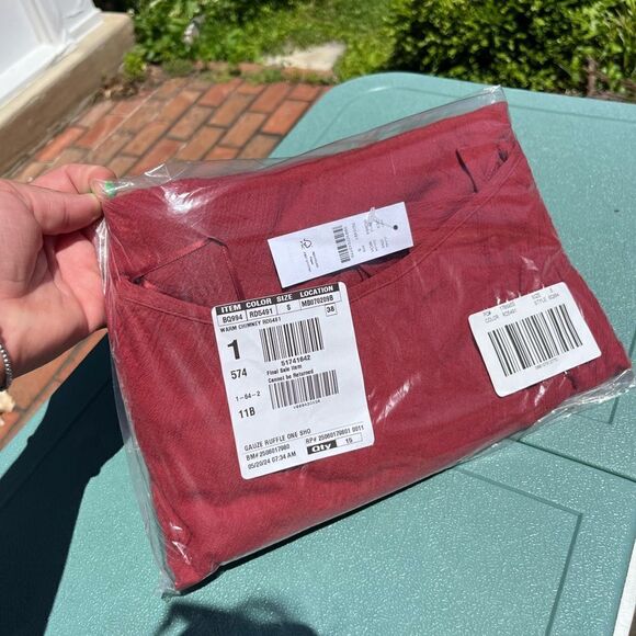 J Crew Ruffle One Shoulder Cover Up Dress in Soft Gauze NWT - Picture 3 of 7